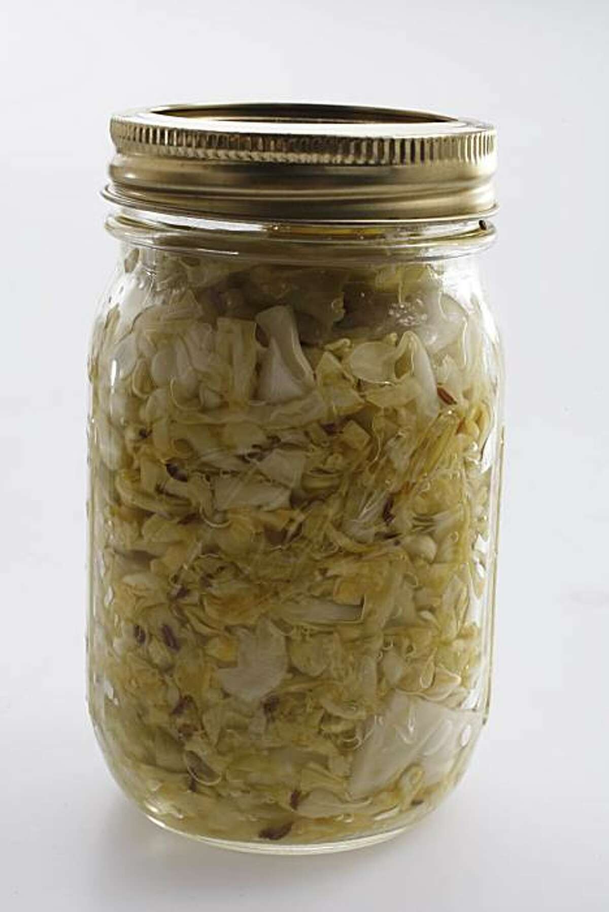 Fermenting Foods for fermenting include sauerkraut photographed on Thursday, May 28, 2009. Food Styling by Shannon Shafer.