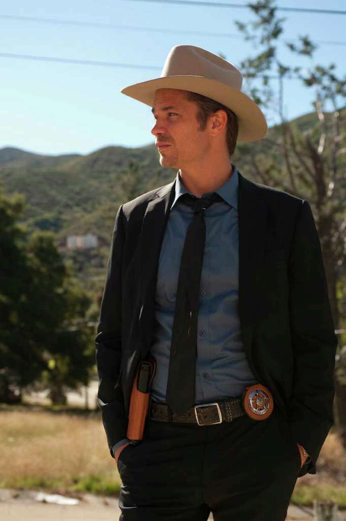 JUSTIFIED: Timothy Olyphant in the season premiere of JUSTIFIED airing Wednesday, Feb. 9 (10:00PM ET/PT) on FX. CR: Prashant Gupta / FX