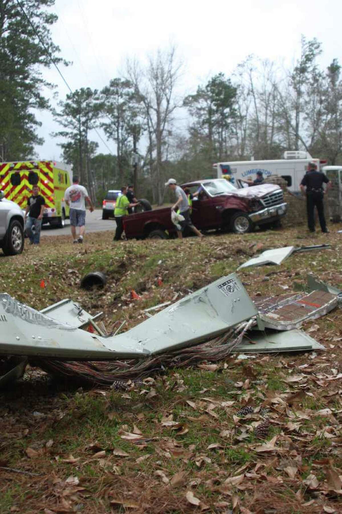 Wreck In Beaumont Texas Yesterday - 7370jun