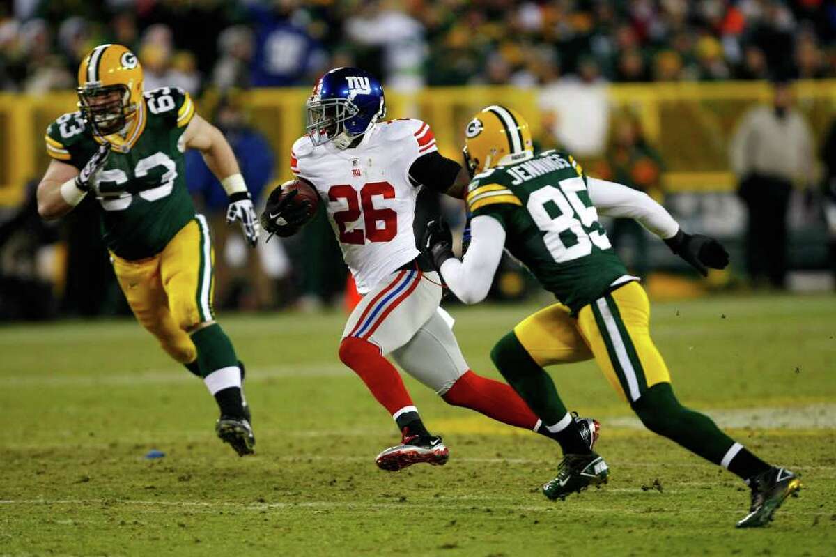 New York Giants safety Antrel Rolle (26) during player