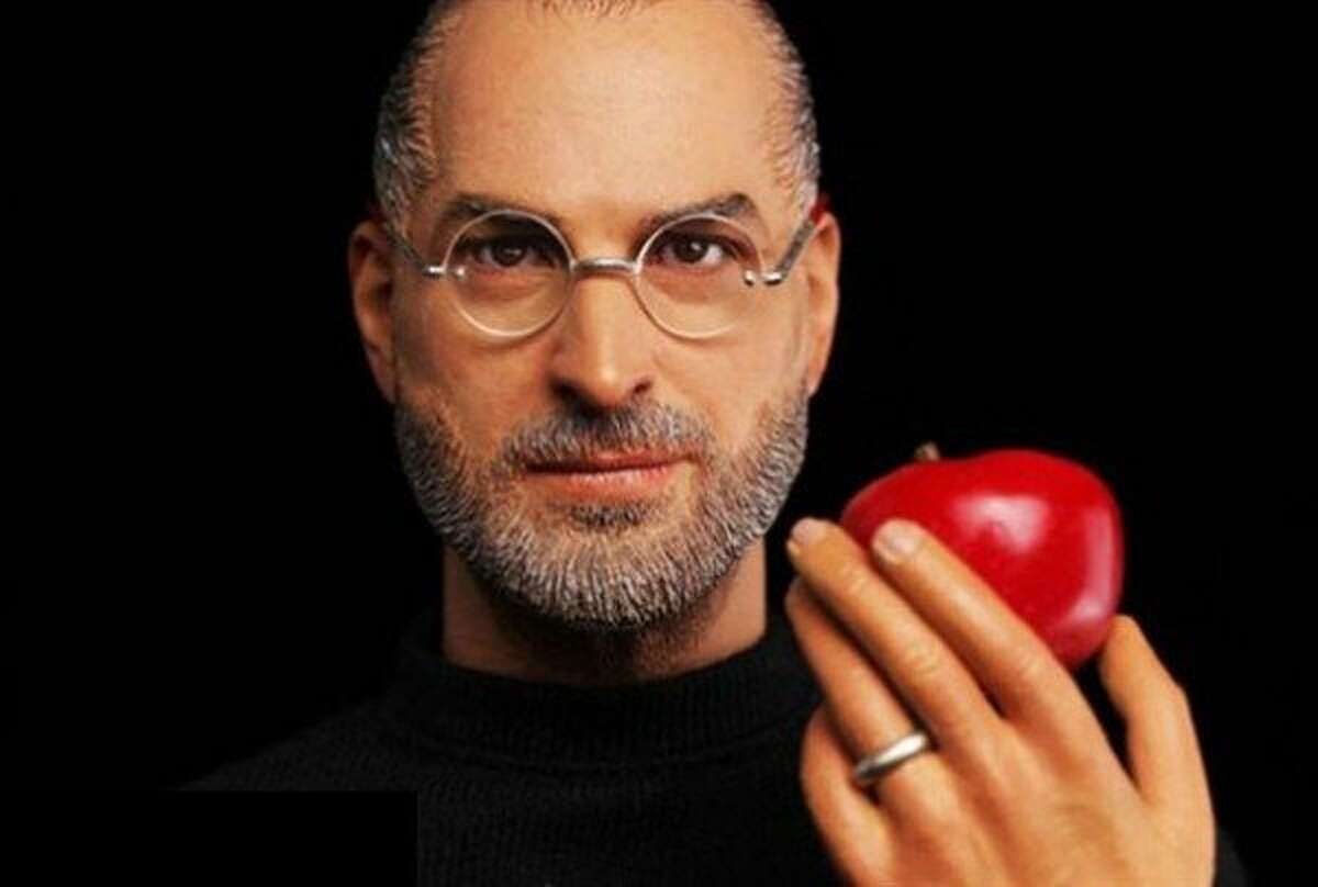Promotional image of a Steve Jobs action figure by In Icons.