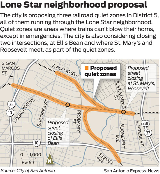 Railroad Quiet Zone Map Talks Held On South Side Quiet Zones