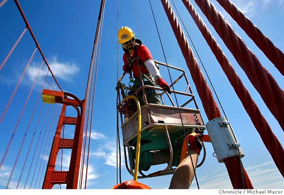 An iconic bridge and its people / Hundreds paint, repair, take tolls