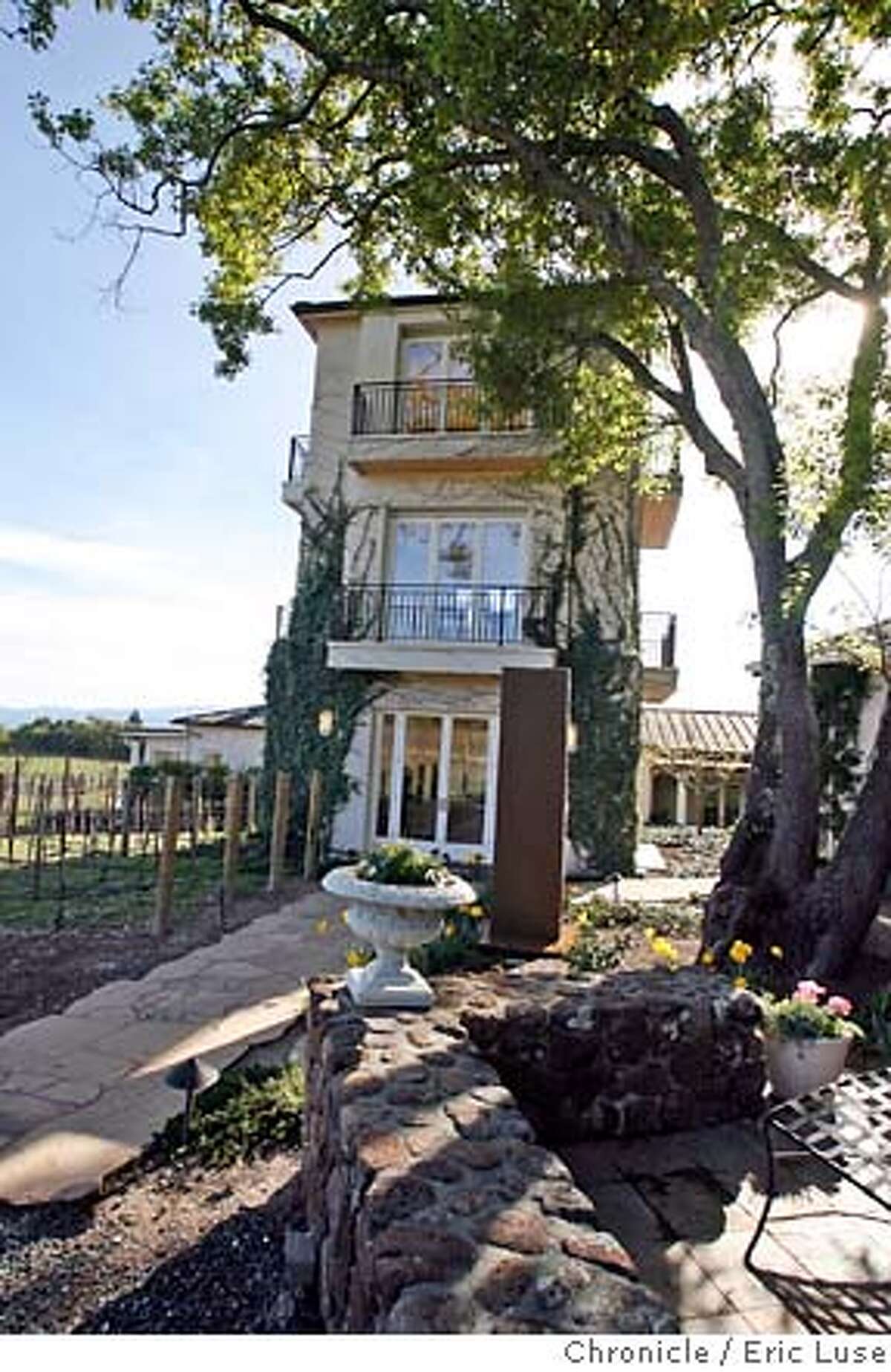 .JPG Craig's office tower has a sweeping view of the vineyards Craig and Kathryn Hall's home in Napa. Photographer: Eric Luse / The Chronicle names cq from source MANDATORY CREDIT FOR PHOTOG AND SF CHRONICLE/NO SALES-MAGS OUT