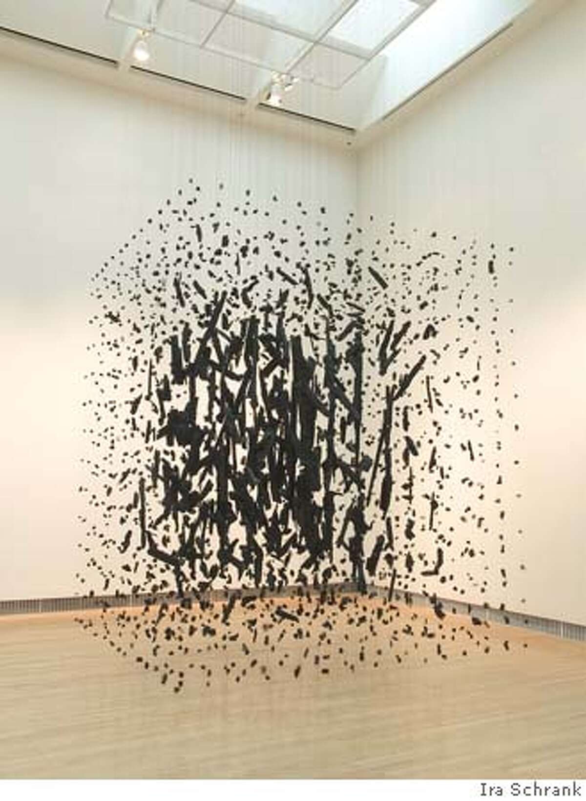 Sculptor Cornelia Parker's multidimensional charcoal 'drawings' leave ...