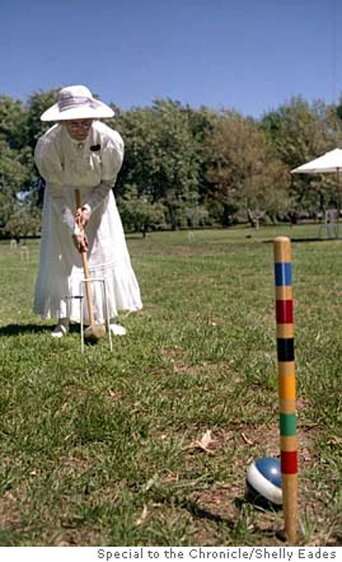 Wicket pursuit / Victorian croquet means white dresses, finger food and