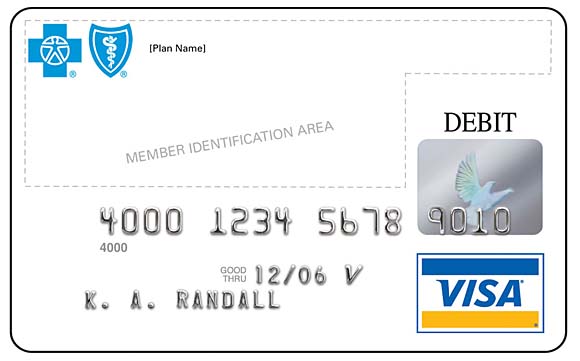 Health debit card offered / Visa, Blue Cross and Blue Shield will join forces