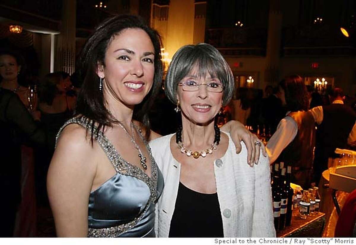 The International Museum of Women held it's annual gala. From left: Fernanda Fisher (left) and her mom, Rita Moreno. credit: Ray "Scotty" Morris/Special to The ChronicleThe International Museum of Women held it's annual gala. From left: TK. credit: Ray "Scotty" Morris/Special to The Chronicle Ran on: 03-18-2007