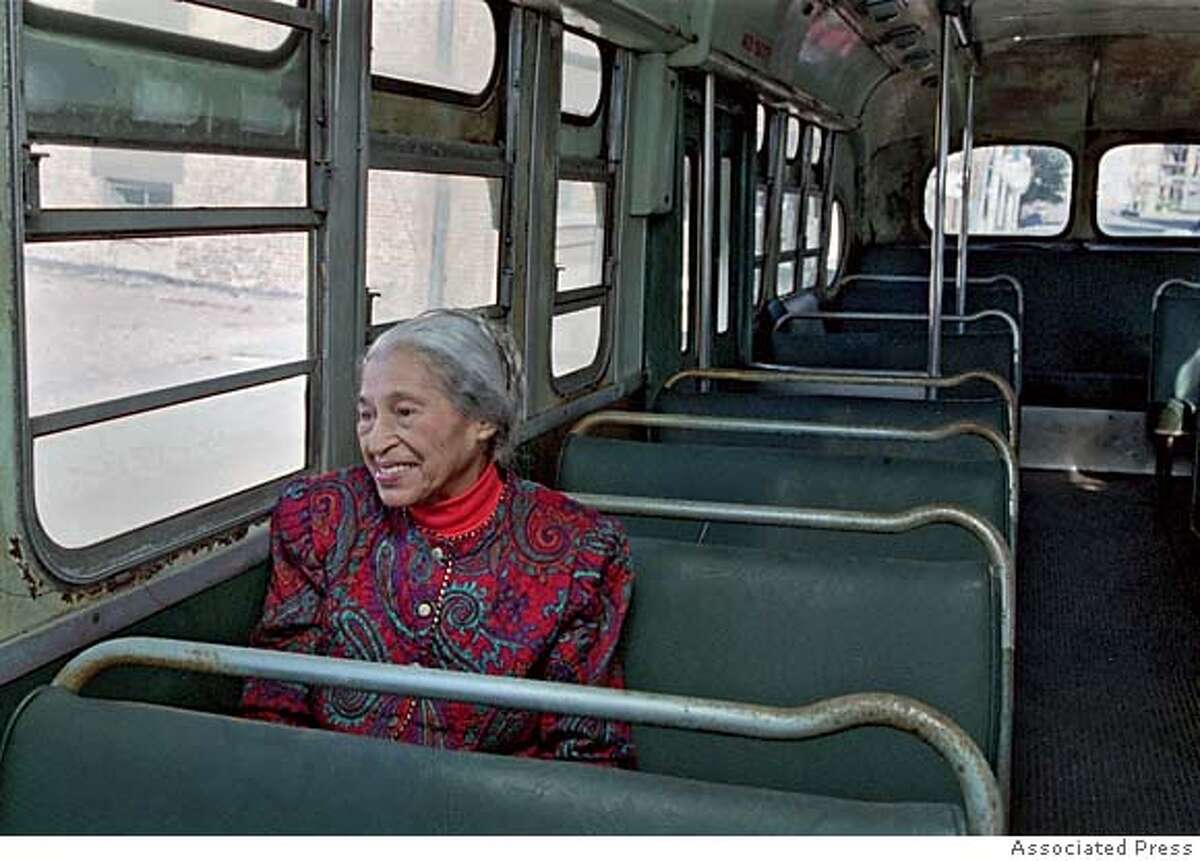 rosa parks video on the bus