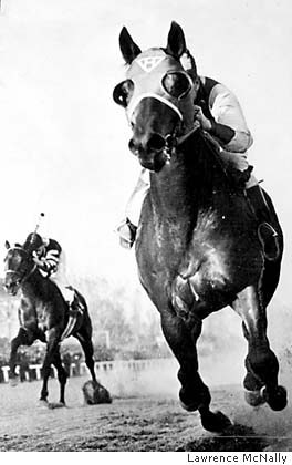 1938 - SEABISCUIT - Johnny "Red" Pollard up - 10" x 8"  - Black & White