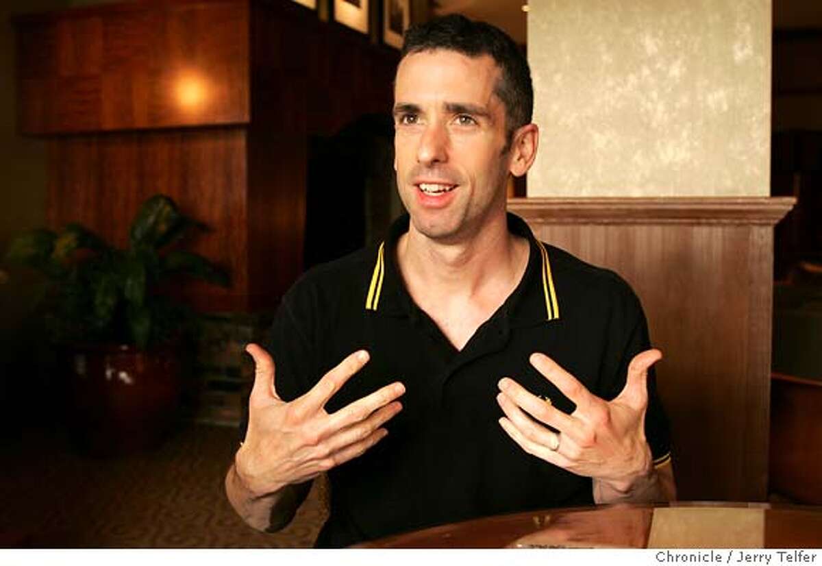 savage11_029_jlt.jpg Author Dan Savage has written a new book - this one about same-sex marriage. Photo by JERRY TELFER / The Chronicle