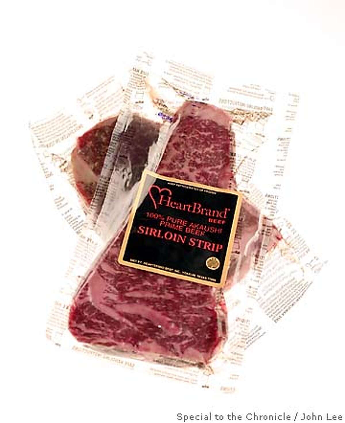 WHATS22_03JOHNLEE.JPG Heart Brand Beef Akaushi steaks. By JOHN LEE/SPECIAL TO THE CHRONICLE