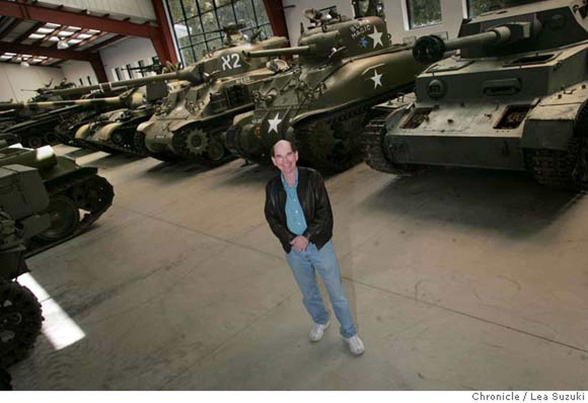 PORTOLA VALLEY / History buff collects tanks for the memories
