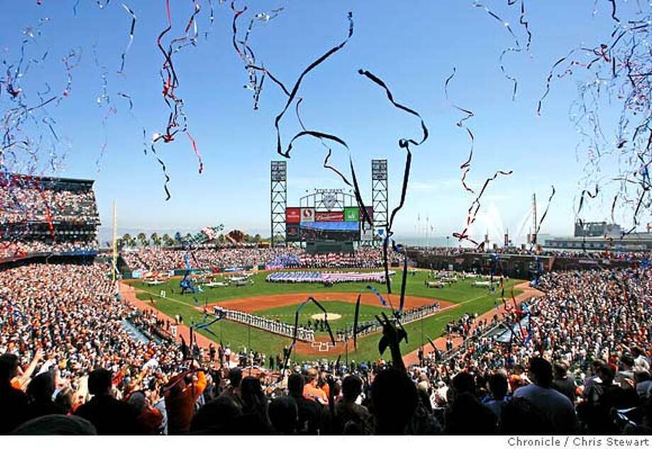 GAME SPOILS OPENING DAY / Giants set the stage for a pictureperfect