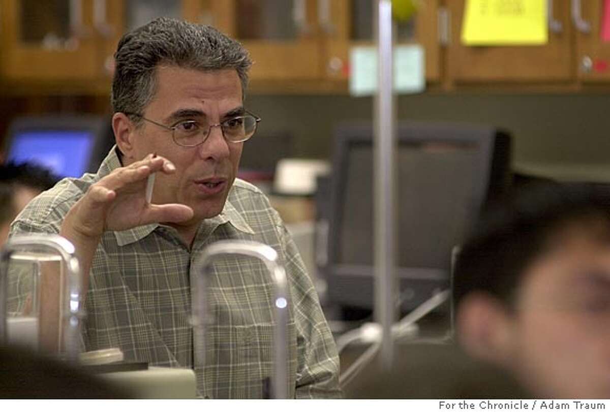 George Cachianes, a science teacher at Lincoln High, runs one of the most prestigious high school bio acadamies in the country. He teaches two years of biotech courses for the students at Lincoln High to prepare kids for careers in the biology fields. Photo by Adam Traum/The Chronicle Photo taken on 9/24/05, in San Francisco