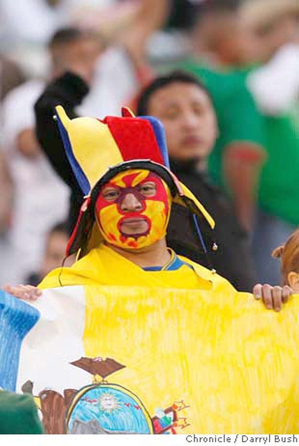 Impressive turnout for Mexico-Ecuador soccer match