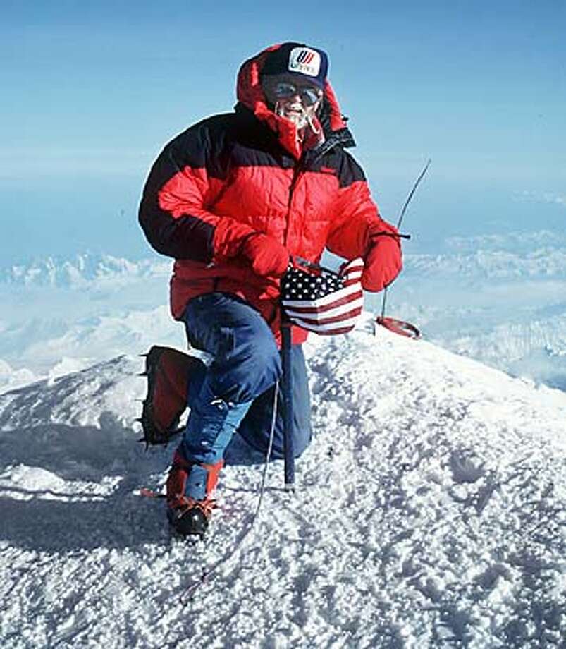 Everest climber sets his sights a little lower / ExBelmont mayor hopes