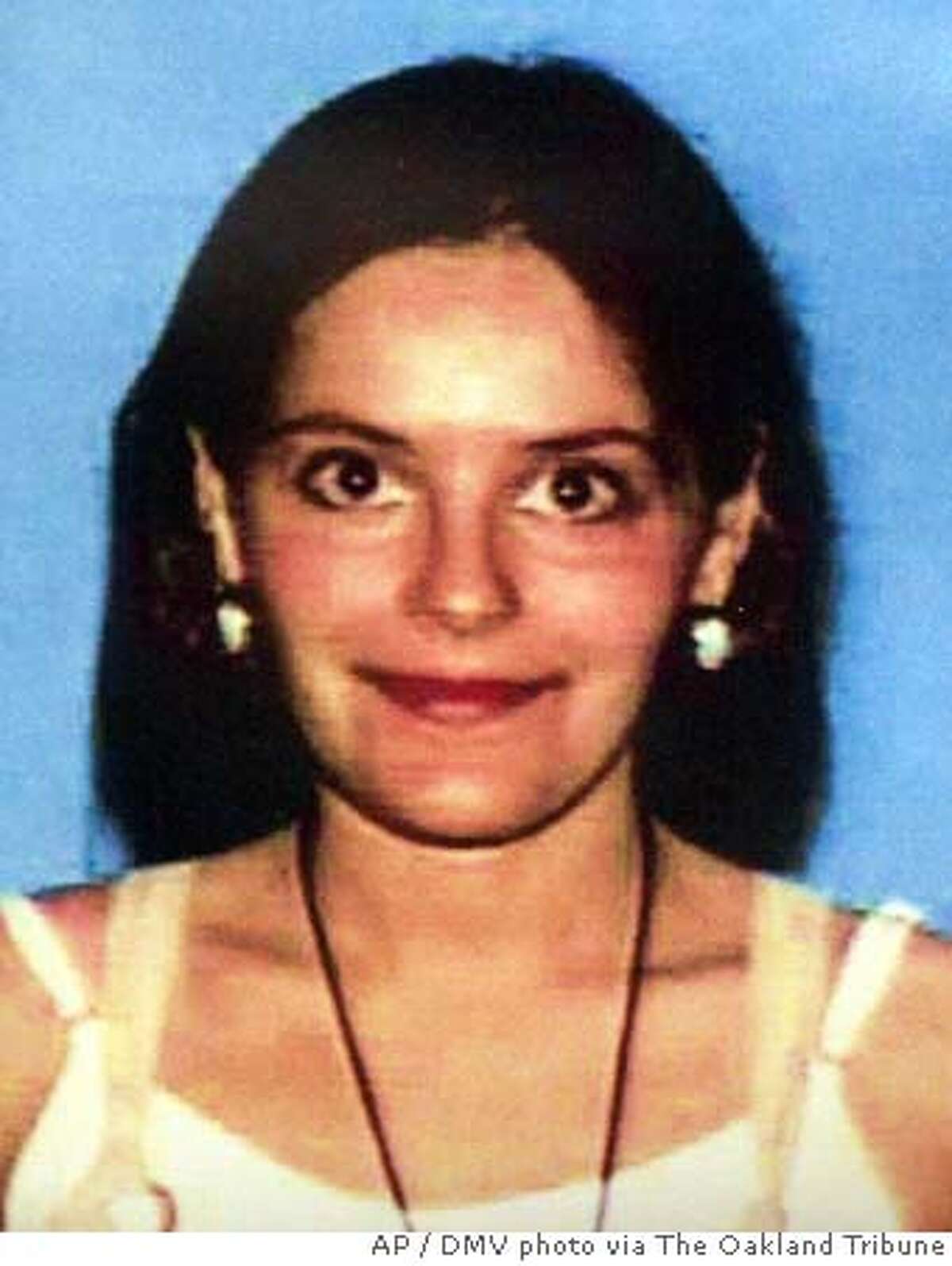 In this 1999 California DMV photo, Nina Reiser, who has been missing since Sept. 3, 2006, is shown On Tuesday, Oct. 10, 2006, Oakland, Calif., Deputy Chief Howard Jordan said they have charged her husband, Hans Reiser, on suspicion of murder. (AP Photo/DMV photo via The Oakland Tribune, )