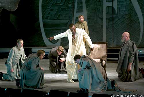 Cal Shakespeare's unstable 'Caesar' / Performers' lapses eclipse ...