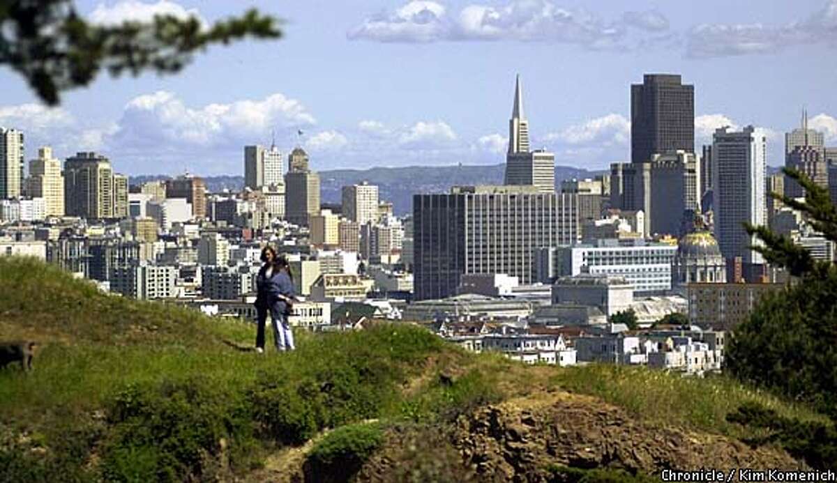 .jpg 4/5/03-San Francisco, CA San Francisco's Randall Museum will open a new outdoor learning environment on April 26. The adjacent hillside has trails for a quick, panoramic walk. This vista is seen from the museum grounds, which is accessible to the disabled. Photo by Kim Komenich / The San Francisco Chronicle