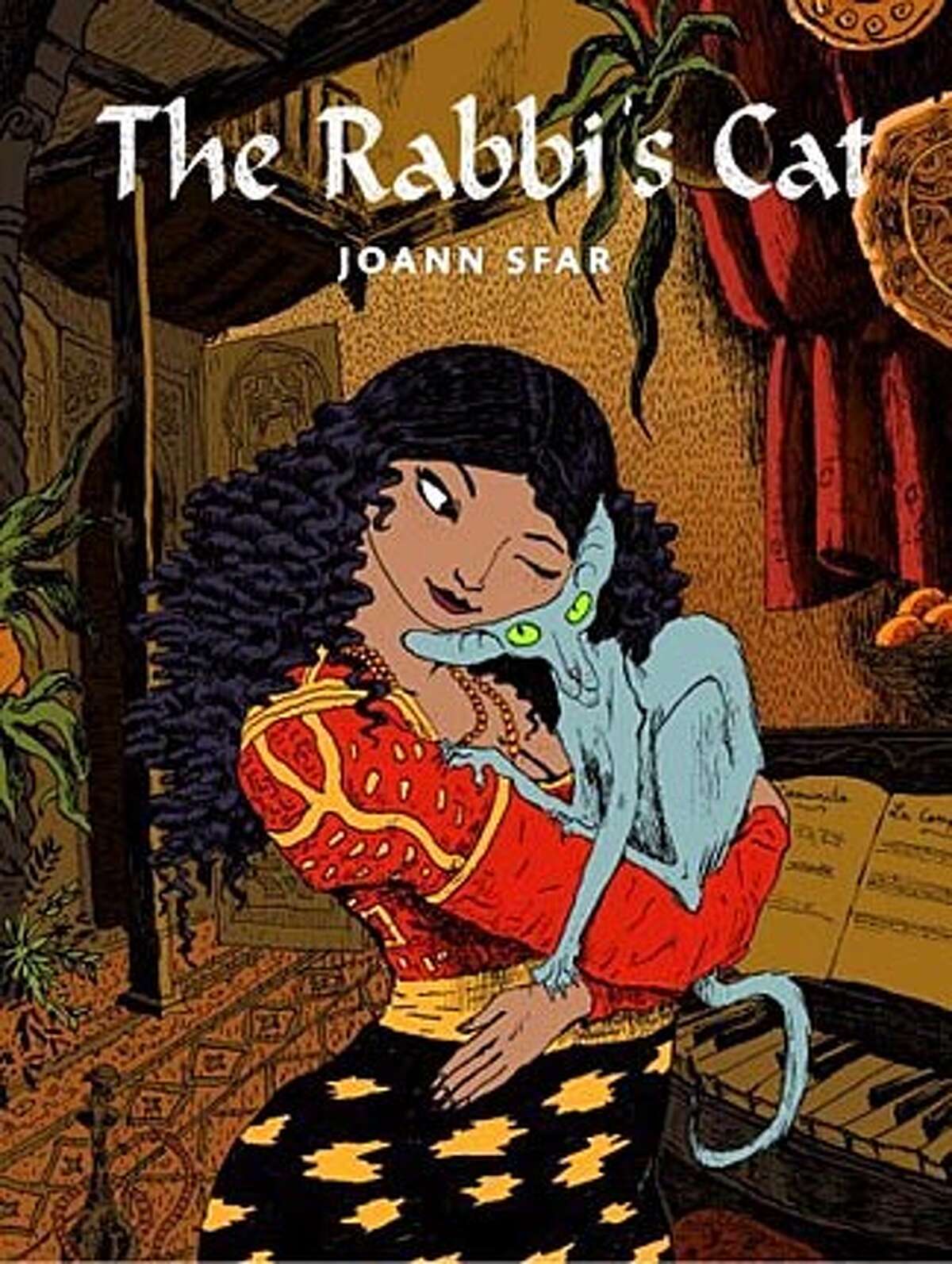 Book cover art for, "The Rabbi's Cat" by Joann Sfar. BookReview#BookReview#Chronicle#08-14-2005#ALL#2star#e5#0423163696
