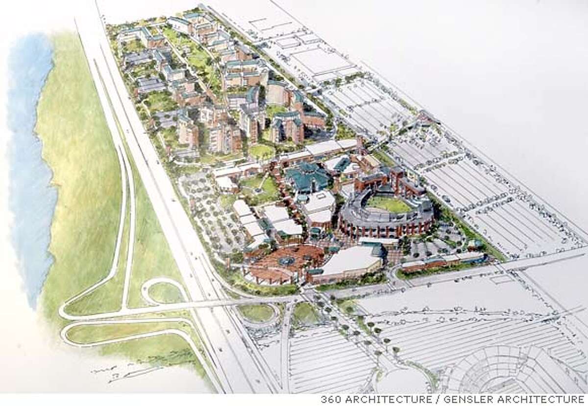 A's owner unveils stadium plans