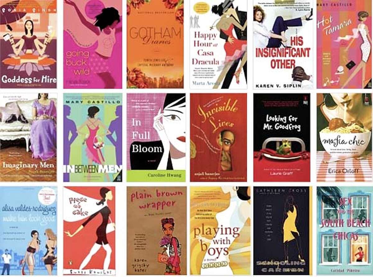 A buffet of multicultural chick lit is a feast for the eyes. Courtesy of CandyCoveredBooks.com