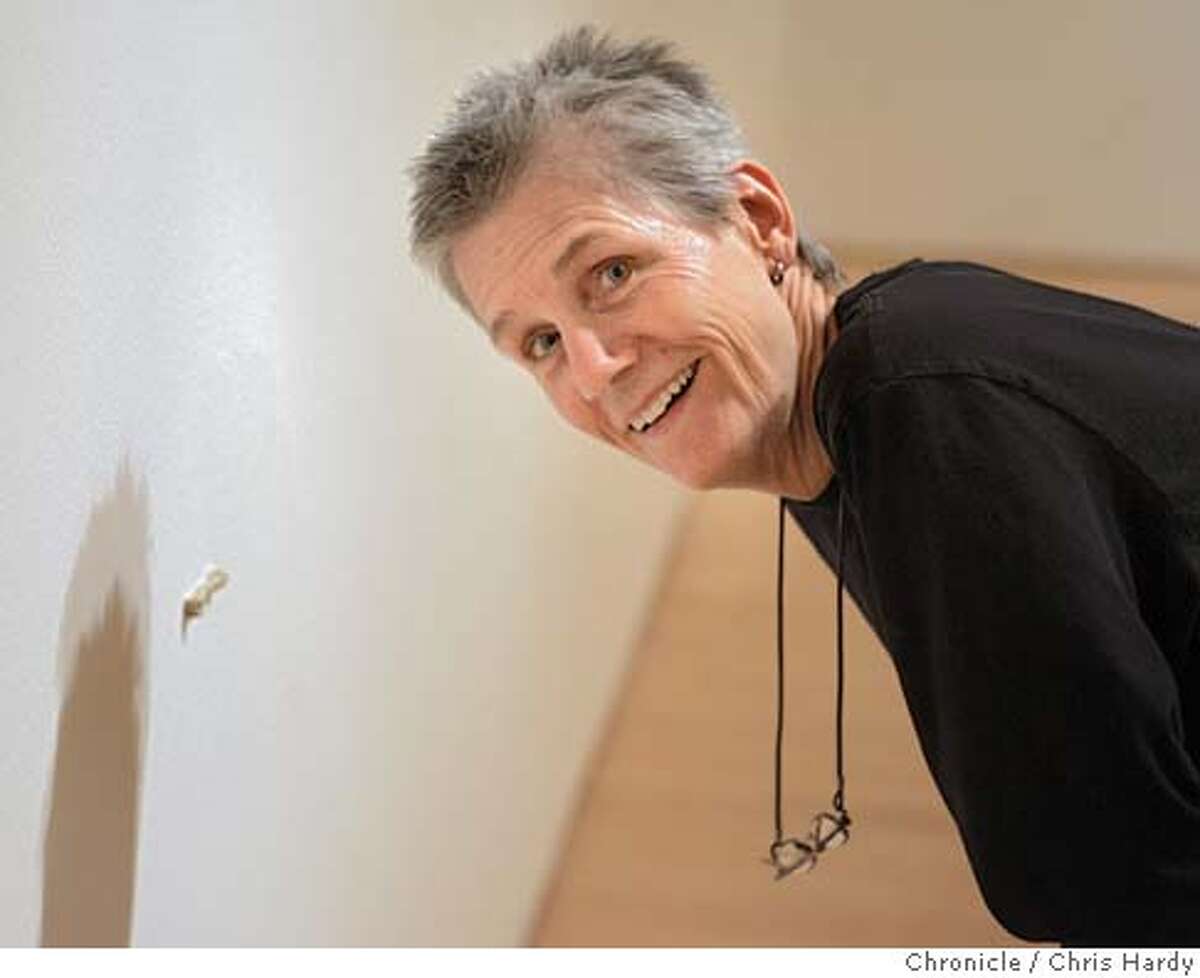 Bay Area painter Cornelia Schulz perches upon her palette for a bird's