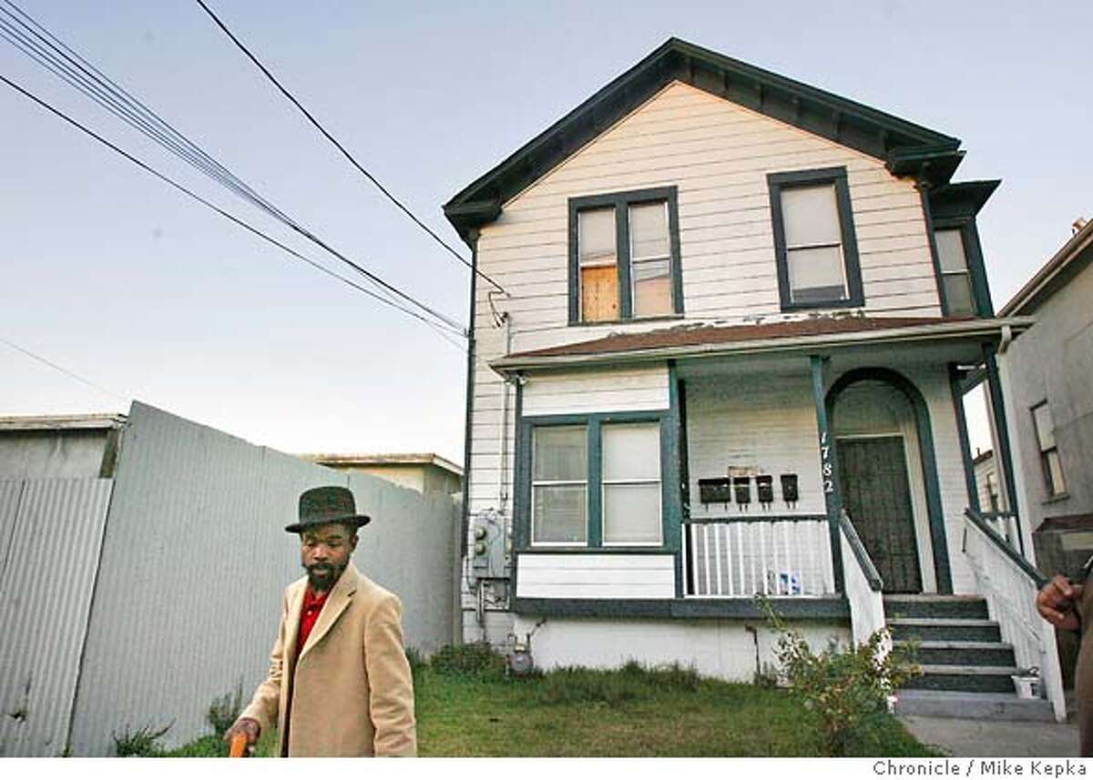 �villagebottoms00017_mk.JPG Diallo walks past one a historic West Oakland property that he plans to turn into condos for black artist. West Oakland entrepreneur, Marcel Diallo,34, is racing against the gentrification clock to create an enclave of all things African-American in his neighborhood. He has a plan to create more black homeowners, black-owned cafes, galleries, boutiques and mom-and-pop shops. His vision is to call his West Oakland Neighborhood the Village Bottoms Cultural District. Mike Kepka / The Chronicle Marcel Diallo (cq) the source MANDATORY CREDIT FOR PHOTOG AND SF CHRONICLE/ -MAGS OUT