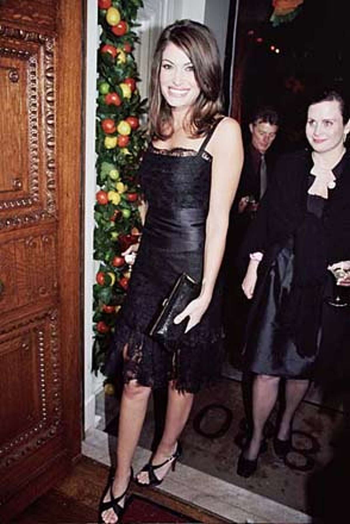 Ann Getty celebrated the 72nd birthday of her husband, philanthropist & composer Gordon Getty, at a black-tie dinner-dance at their home. (From left): KIMBERLY GUILFOYLE NEWSOM Ran on: 12-25-2005 Photo caption
