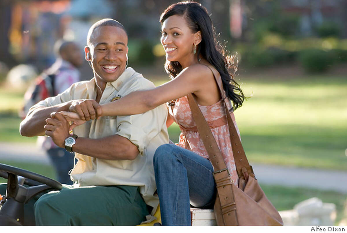 COLUMBUS SHORT as DJ and MEAGAN GOOD as April in Screen Gems� STOMP THE YARD. **ALL IMAGES ARE PROPERTY OF SONY PICTURES ENTERTAINMENT INC. FOR PROMOTIONAL USE ONLY. SALE, DUPLICATION OR TRANSFER OF THIS MATERIAL IS STRICTLY PROHIBITED.