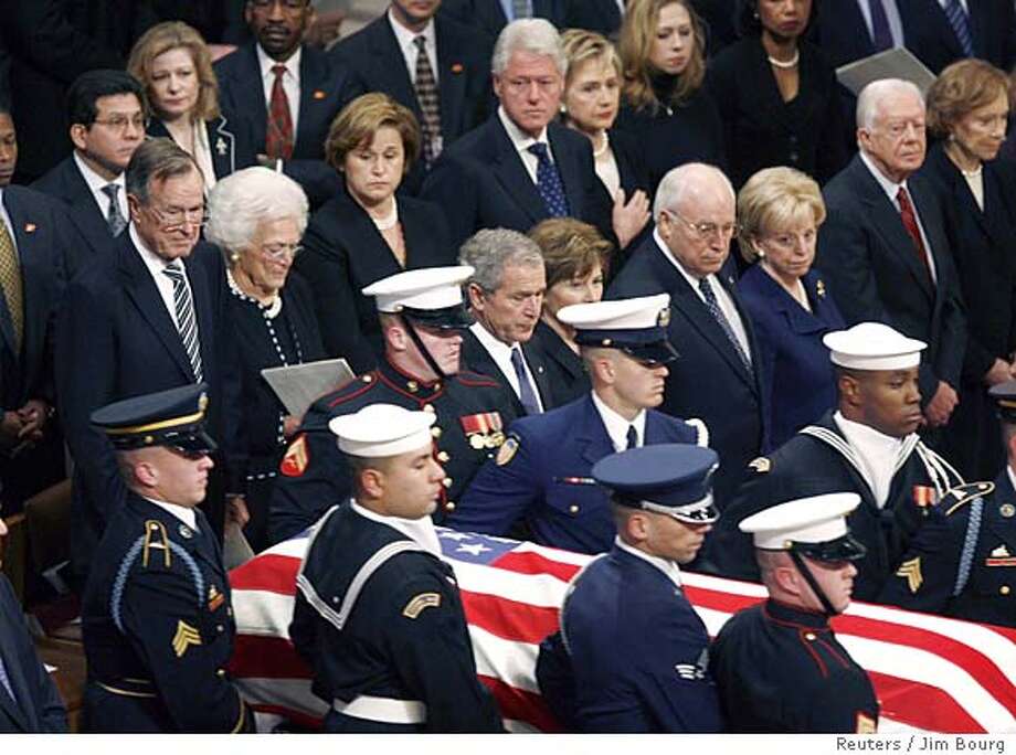 Nation's leaders pay final tribute / Ford eulogized as 'a Norman ...