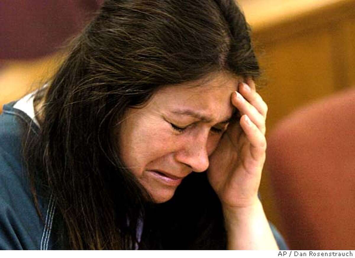 Nanny Jimena Barreto reacts in court during her sentencing hearing, in Martinez, Calif., Friday, June 24, 2005. Barreto, a nanny with four previous drunken driving convictions, was sentenced to 30 years to life in prison Friday for the hit-and-run deaths of two children struck on a sidewalk. (AP Photo/Dan Rosenstrauch, Pool) MANDATORY CREDIT CONTRA COSTA TIMES-NO MAGS- -NO ARCHIVE