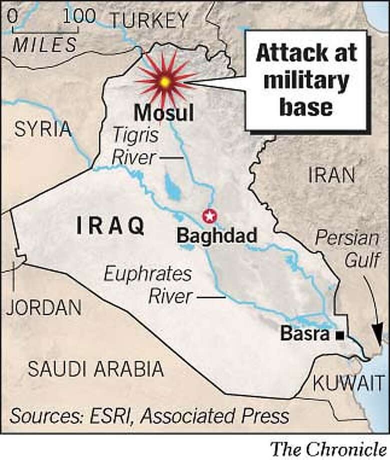 Attack On U.S. Base Kills 22 At Mess Tent / Mosul Bombing One Of ...