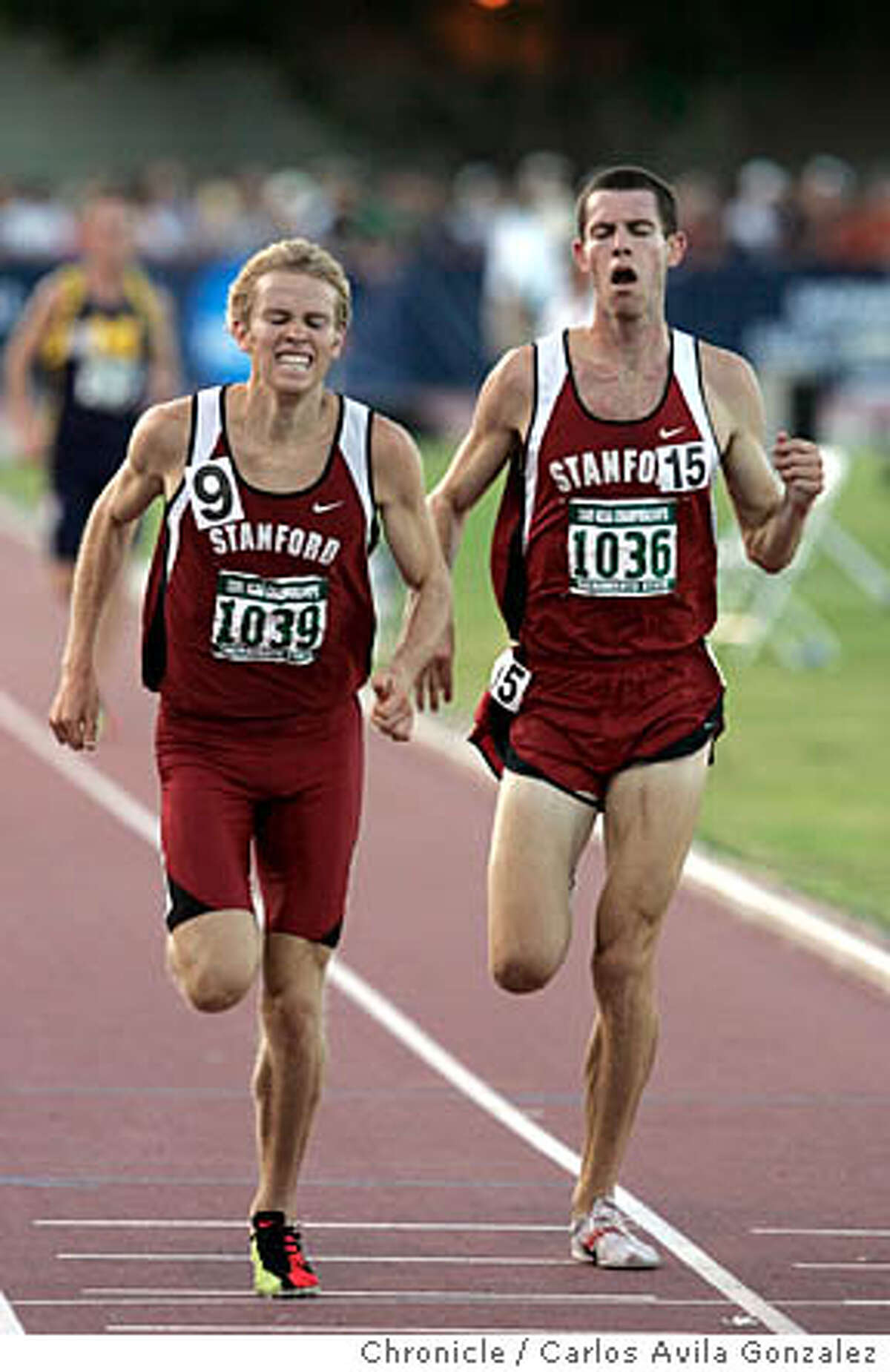 NCAA TRACK AND FIELD Division I Championships / Hall beats teammate in