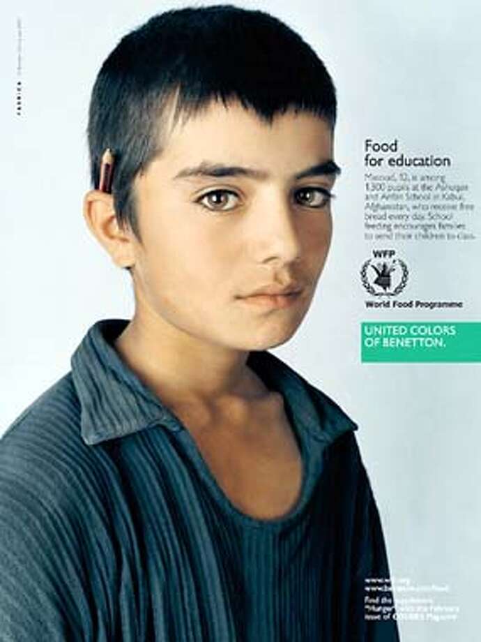Arresting images / Benetton ads take a sober look at world ...