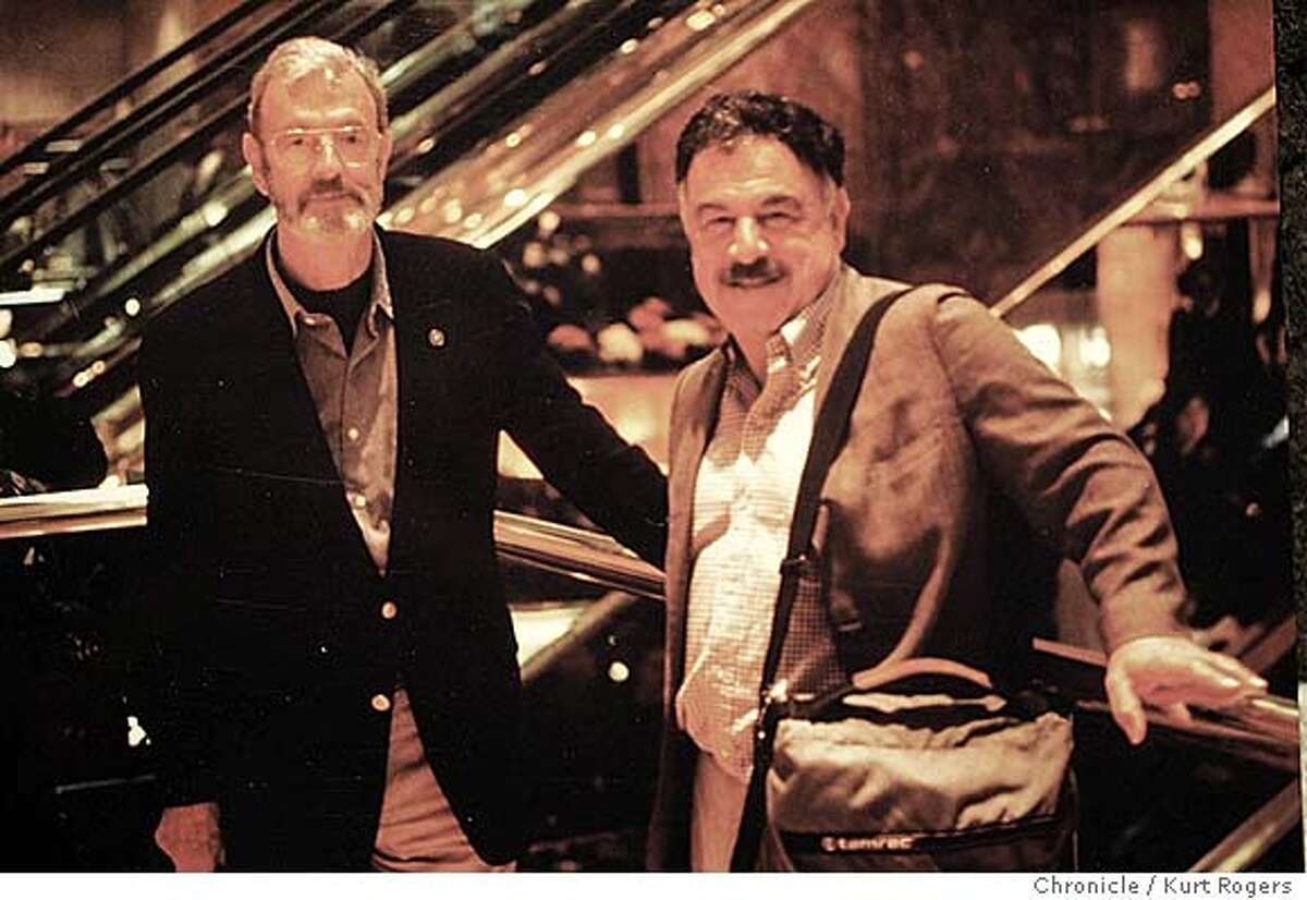 Joe Esherick and George Homsey in a copy photo ... 11/26/04 in San Francisco,CA. KURT ROGERS/THE CHRONICLE