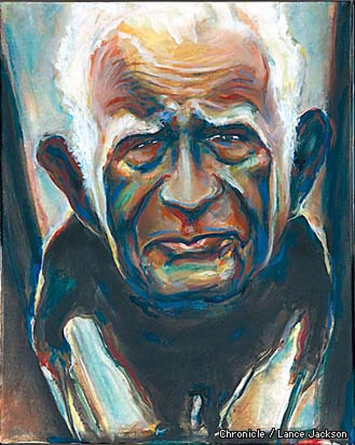 Norman Mailer painting