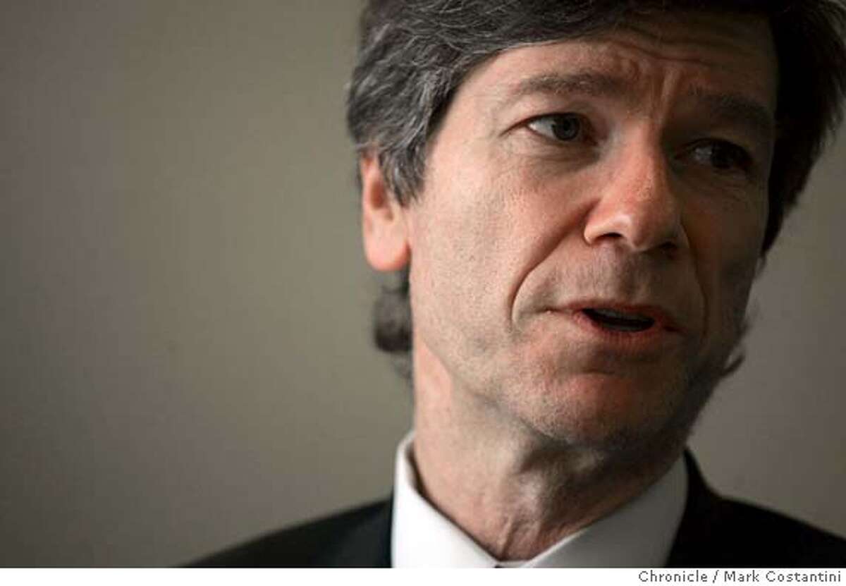 sachs_031_mc.jpg Story on Jeffrey Sachs, well known economist. City:� Photo taken on 5/4/05, in San Francisco, CA.