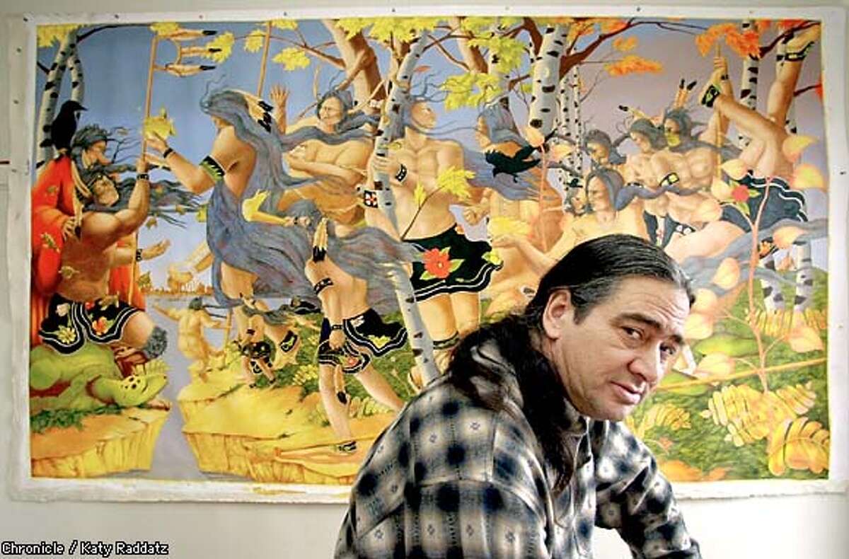 DREAMING BIG / Artist Rabbett Strickland creates a mythological Indian ...