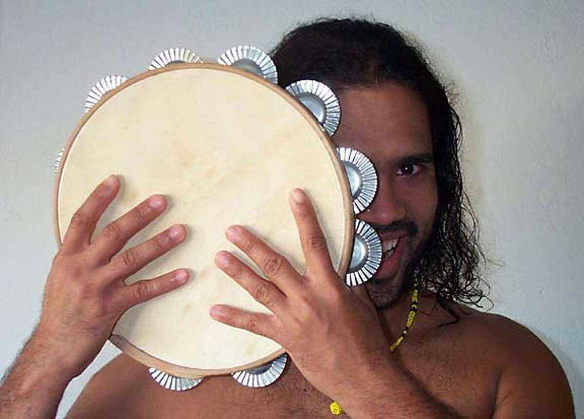 Brazilian percussionist Emiliano Benevides