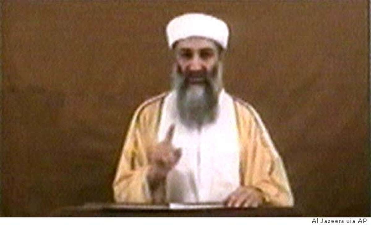 Bin Laden lectures U.S. in new video / THE TAPE: In first appearance