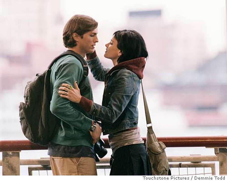 Kutcher No Match For T In Comedy Sfgate In This Photo Provided By Touchstone Pictures Oliver Ashton Kutcher And Emily