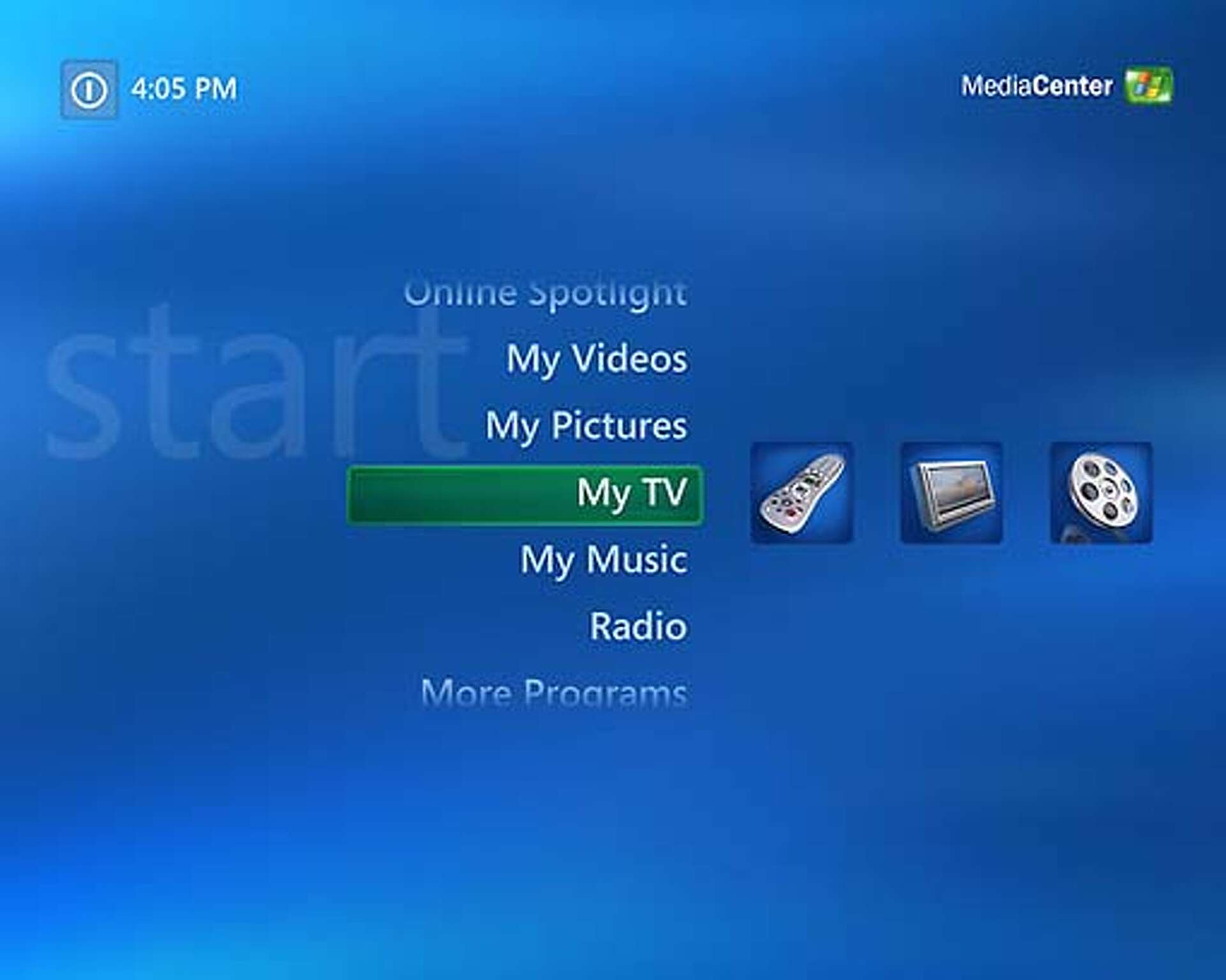 Windows Media Center 2005