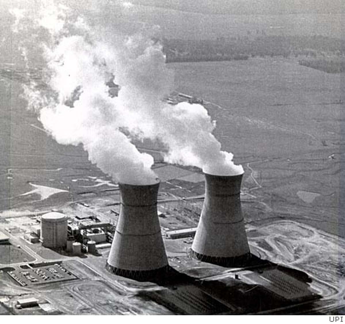Sacramento -- A boiler room explosion in a non-nuclear area of the Rancho Seco nuclear power plant injured two utility workers June 12, 1984. Plant officials said the injured were burned by the explosion of non-nuclear steam, which contained caustic material.