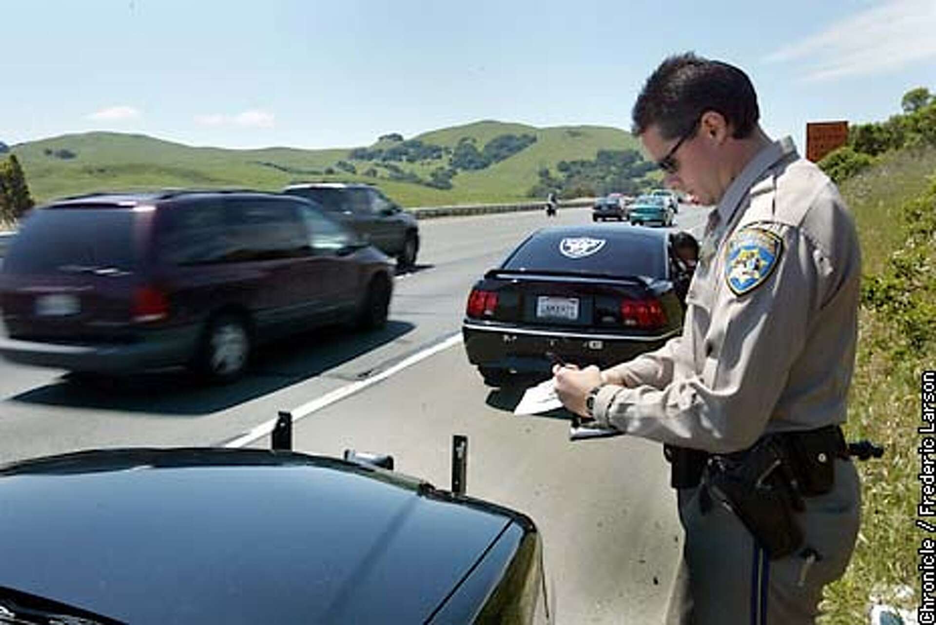 Pushing the limits / CHP speeding citations have almost tripled in past 10  years