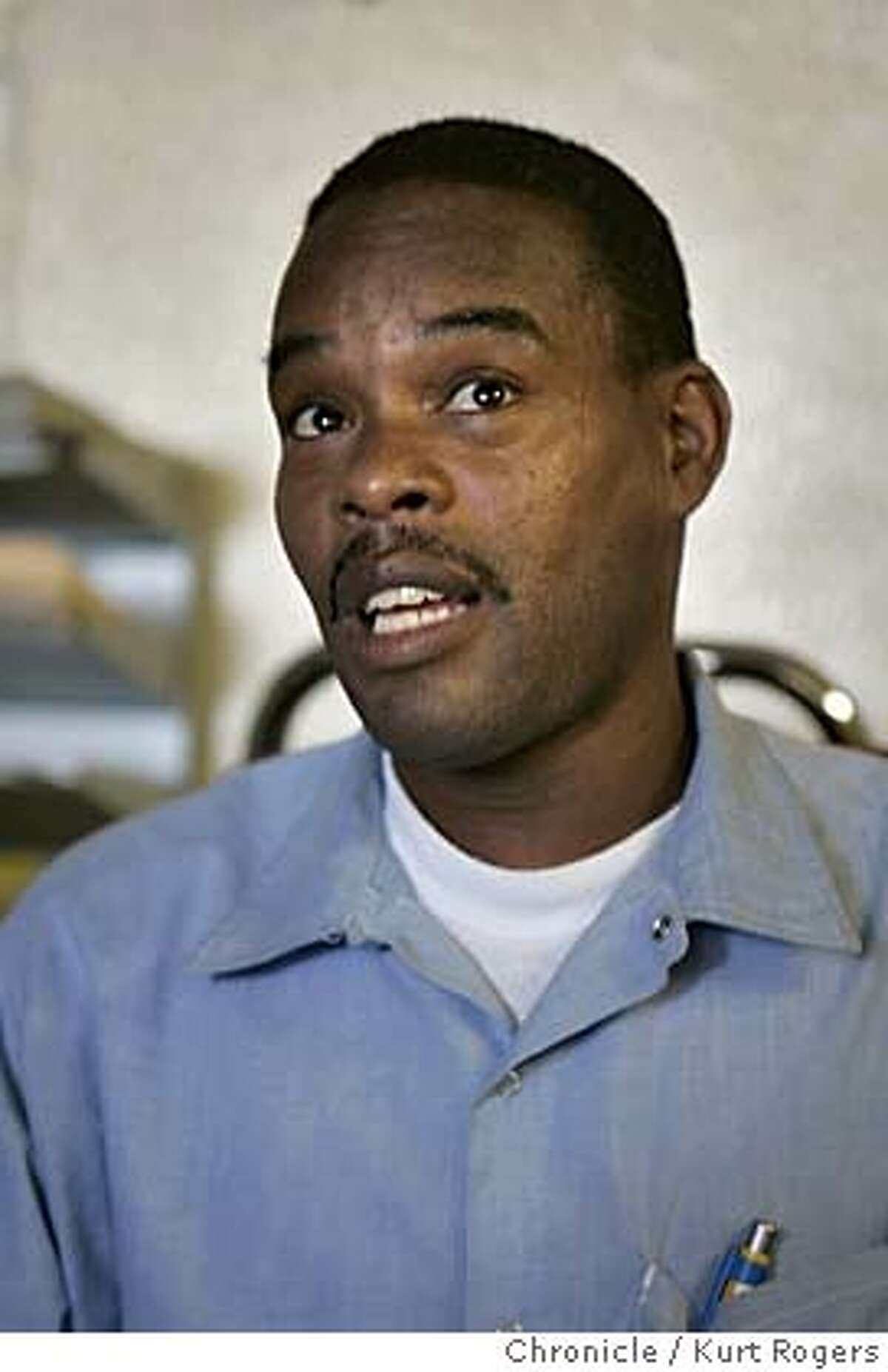 San Quentin inmate Olish Tunstall 39 serving a life term with the Possibility of parole takes part in the program tutors and students . Inmates at San Quentin had a "bake sale" for literacy?!? Yep. The members of San Quentin's inmate-to-inmate tutoring program sold food to raise money in support of literacy, and are poised to hand a $1,000 check over to the ailing Salinas Free Library (and another $500 for literacy services in Marin SANQUENTIN20_0037_kr.JPG 7/19/05 in SAN QUENTIN,CA. KURT ROGERS/THE CHRONICLE MANDATORY CREDIT FOR PHOTOG AND SF CHRONICLE/ -MAGS OUT
