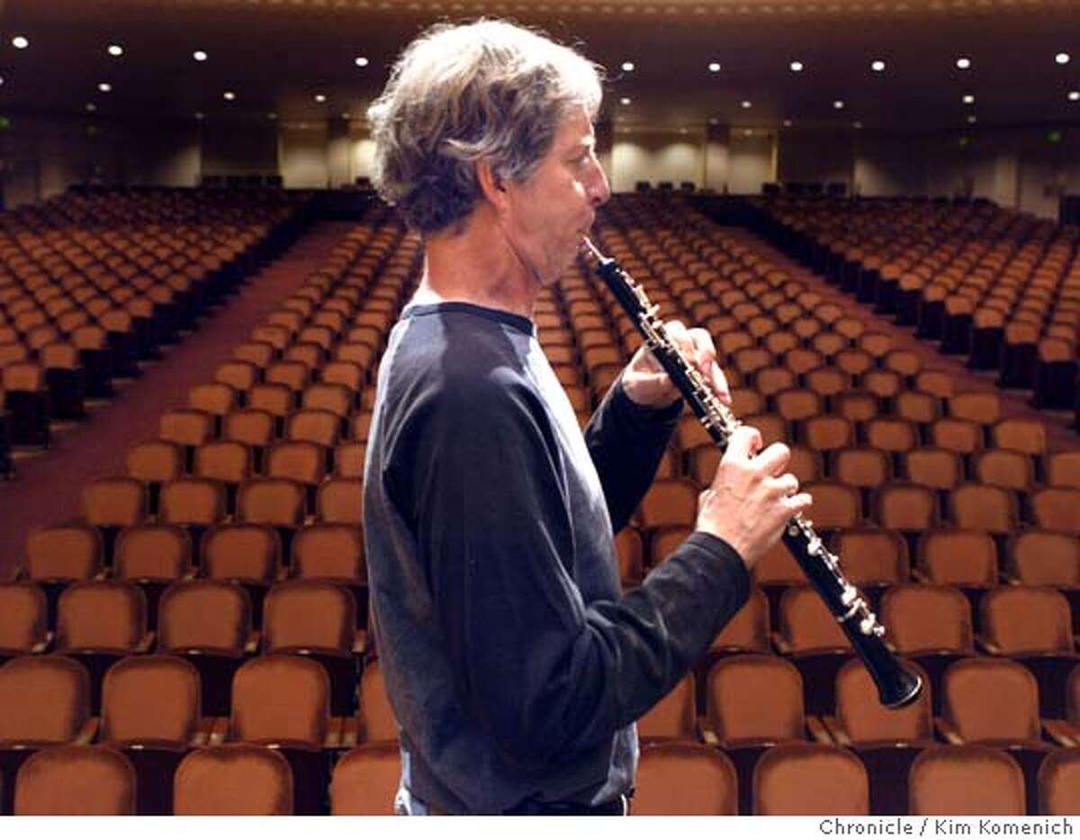 Longtime San Francisco Symphony oboist Bill Bennett returns after a brush with cancer and a one year absence. (7/14/05) San Francisco Chronicle Photo by Kim Komenich