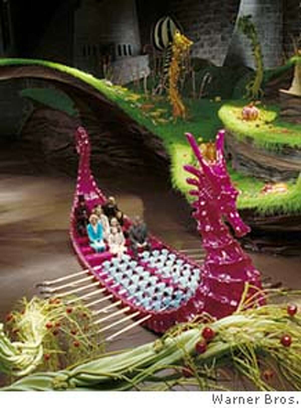 Charlie And The Chocolate Factory Tunnel Ride Depp brings a nutty center to Willy Wonka adventure