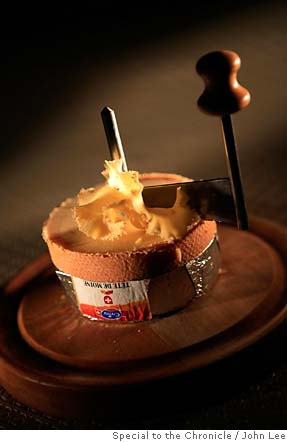 A delicate Swiss cheese, ruffles and all